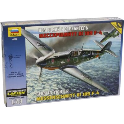 Kit d'avion Messerschmitt Bf 109F-4 1:48 Zvezda Kit d'avion Messerschmitt Bf 109F-4 1:48 Zvezda