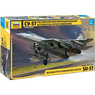 Zvezda Sukhoi SU-57 Felon 1:48 Modellbausatz Zvezda Sukhoi SU-57 Felon 1:48 Modellbausatz