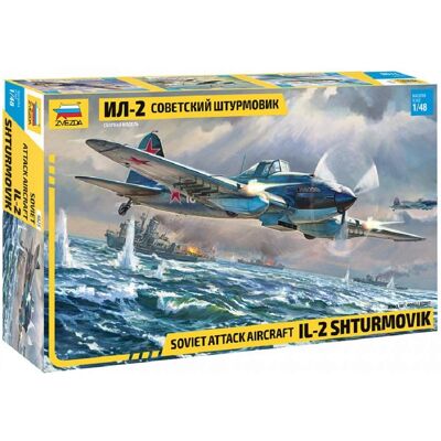 Zvezda 1:48 Ilyshin IL-2 Modellbausatz Zvezda 1:48 Ilyshin IL-2 Modellbausatz