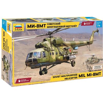 Zvezda ZS4828 - Scala 1:48elicottero sovietico Mil Mi - 8 Mt Zvezda ZS4828 - Scala 1:48elicottero sovietico Mil Mi - 8 Mt
