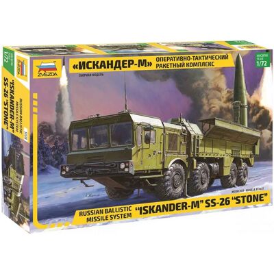 Zvezda Iskander-M SS-26 Stein Modellbausatz - Militär - 1:72 Zvezda Iskander-M SS-26 Stein Modellbausatz - Militär - 1:72