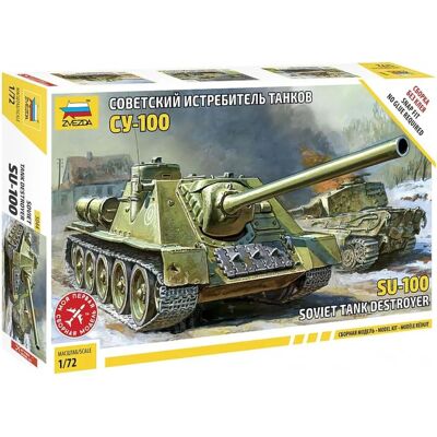 Kit Modellino Militare Zvezda Su-100 - Scala 1:72 Kit Modellino Militare Zvezda Su-100 - Scala 1:72