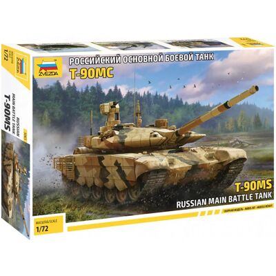 Maquette militaire T-90MS Zvezda - Échelle 1/72 - Publicité Maquette militaire T-90MS Zvezda - Échelle 1/72 - Publicité