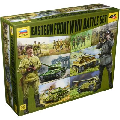 Zvezda5203 - Zweiter Weltkrieg Ostfront Kampfset - Militärmodellbausatz Zvezda5203 - Zweiter Weltkrieg Ostfront Kampfset - Militärmodellbausatz