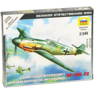 Kit Modello Messerschmitt Bf 109F-2 Zvezda - Scala 1:144 Kit Modello Messerschmitt Bf 109F-2 Zvezda - Scala 1:144