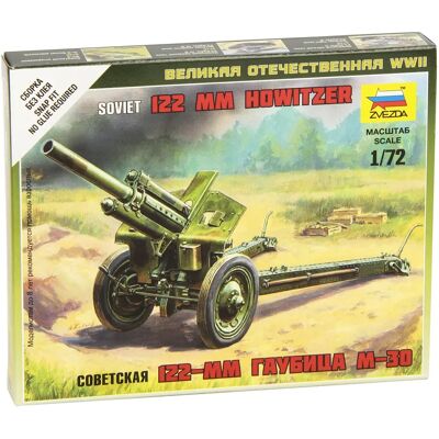 Kit Modello Obice M-30 Soviet - 1/72 - Zvezda Kit Modello Obice M-30 Soviet - 1/72 - Zvezda