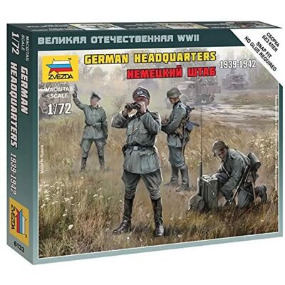 Zvezda Deutsches WWII Hauptquartier Figuren - 6133 Zvezda Deutsches WWII Hauptquartier Figuren - 6133