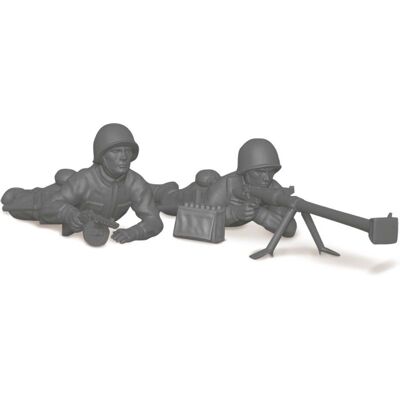 Figurine Squad Anticarro Sovietico Zvezda - Scala 1:72 Figurine Squad Anticarro Sovietico Zvezda - Scala 1:72