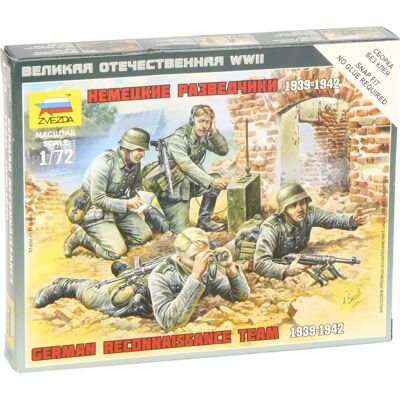 Figurine Squadra Ricognizione Tedesca Zvezda - Scala 1/72 Figurine Squadra Ricognizione Tedesca Zvezda - Scala 1/72