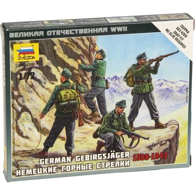 Zvezda Deutsches Gebirgsjager 1:72 Modellfiguren Zvezda Deutsches Gebirgsjager 1:72 Modellfiguren