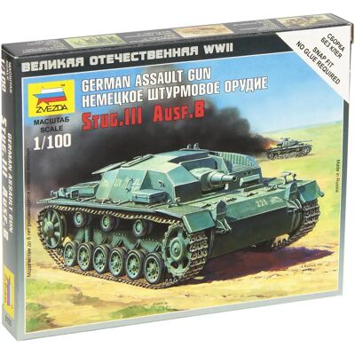 Kit Modellino militare Sturmgeschutz III Ausf.B - Scala 1:100 Kit Modellino militare Sturmgeschutz III Ausf.B - Scala 1:100