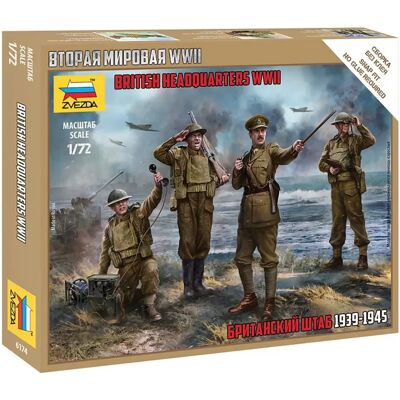 Zvezda 1:72 Britisches Hauptquartier WWII Modellbausatz Zvezda 1:72 Britisches Hauptquartier WWII Modellbausatz