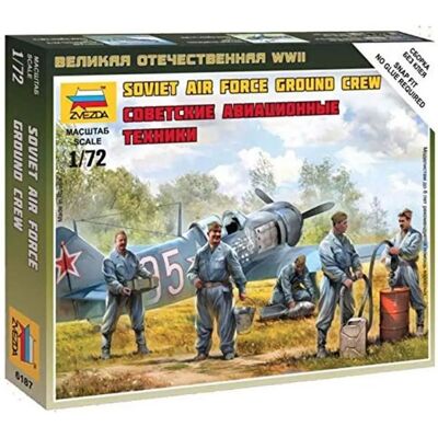 Zvezda Sowjetische Luftfahrtmechaniker Modellfiguren - 1:72 Zvezda Sowjetische Luftfahrtmechaniker Modellfiguren - 1:72