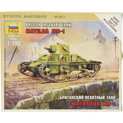 Kit Modello Militare Zvezda MK.I - 5,6x2,6 pollici Kit Modello Militare Zvezda MK.I - 5,6x2,6 pollici