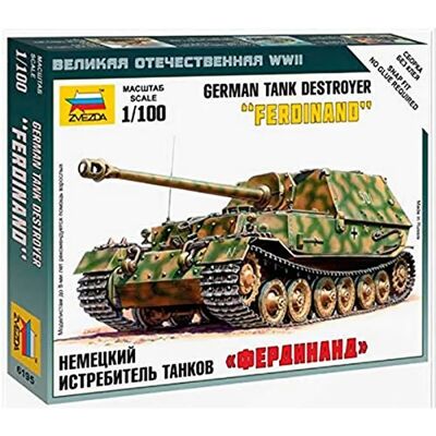 Zvezda Ferdinand 1:100 Militärmodell-Kit - Maßstab 1:100 Zvezda Ferdinand 1:100 Militärmodell-Kit - Maßstab 1:100