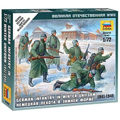 Zvezda figurine infanteria tedesca inverno - 1:72 Zvezda figurine infanteria tedesca inverno - 1:72