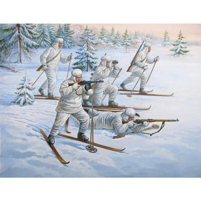 Soldati Sovietici sugli Sci - Figurini in Scala 1:72 Soldati Sovietici sugli Sci - Figurini in Scala 1:72