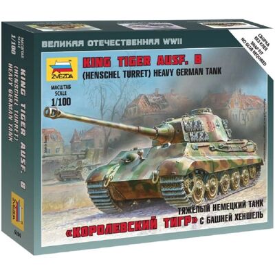Kit Modello King Tiger Henschel 1:100 - Modellino militare Kit Modello King Tiger Henschel 1:100 - Modellino militare