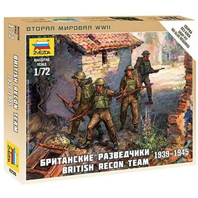 Figurines Zvezda 6226 Escouade de Reconnaissance Britannique - Échelle 1:72 - Publicité Figurines Zvezda 6226 Escouade de Reconnaissance Britannique - Échelle 1:72 - Publicité
