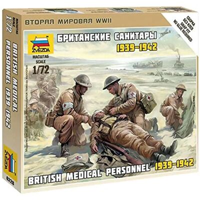 Miniature di Medici Britannici Zvezda - Scala 1/72 Miniature di Medici Britannici Zvezda - Scala 1/72