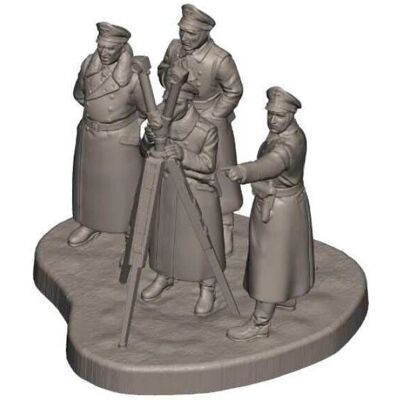 Zvezda Deutscher Major Winter Modellfiguren - 1:72 Zvezda Deutscher Major Winter Modellfiguren - 1:72
