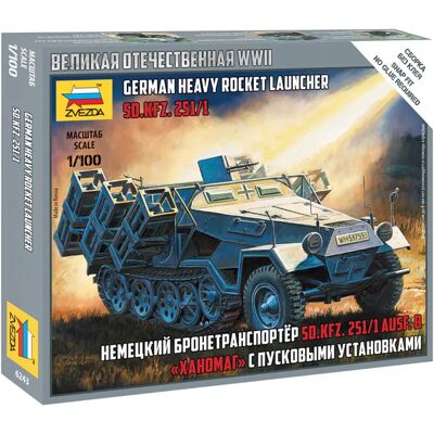 Zvezda Sd.Kfz.251 / 1 'Stuka zu Fuss' Militärmodell - Maßstab 1:100 Zvezda Sd.Kfz.251 / 1 'Stuka zu Fuss' Militärmodell - Maßstab 1:100