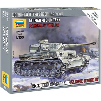 Kit Militare Panzer IV Lungo - Scala 1:100 - Zvezda Kit Militare Panzer IV Lungo - Scala 1:100 - Zvezda