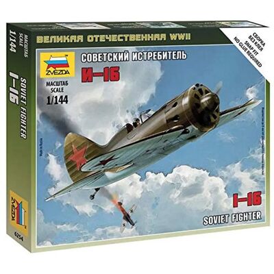 Kit modellino Polikarpov I-16 Zvezda - Scala 1:144 Kit modellino Polikarpov I-16 Zvezda - Scala 1:144