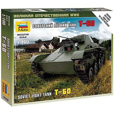 Kit Modello T-60 Carro Leggero Sovietico - Modellino Militare Kit Modello T-60 Carro Leggero Sovietico - Modellino Militare