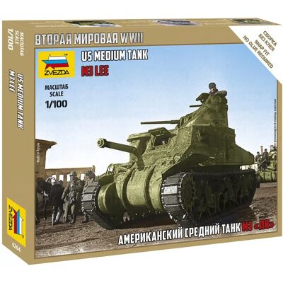 Kit Modellino Militare Zvezda M3 Lee Scala 1:100 Kit Modellino Militare Zvezda M3 Lee Scala 1:100