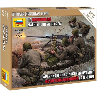 Zvezda 1/72 Mitragliatrice Browning USA - Modello Zvezda 1/72 Mitragliatrice Browning USA - Modello