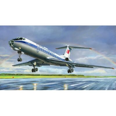 Kit Modello Tupolev Tu-134B Zvezda - Scala 1:144 Kit Modello Tupolev Tu-134B Zvezda - Scala 1:144