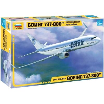 Zvezda Boeing 737-800 Plastikkit - Modell 7019 Zvezda Boeing 737-800 Plastikkit - Modell 7019