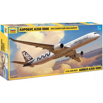 Kit de Modèle Airbus A-350-1000 Zvezda - Échelle 1:144 - Publicité Kit de Modèle Airbus A-350-1000 Zvezda - Échelle 1:144 - Publicité