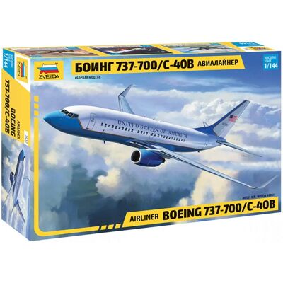 Zvezda Boeing 737-700 Modellbausatz - 1/144 Maßstab Zvezda Boeing 737-700 Modellbausatz - 1/144 Maßstab
