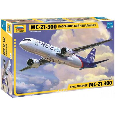 Kit modello aereo civile Irkut MC-21 - Scala 1:144 - Zvezda Kit modello aereo civile Irkut MC-21 - Scala 1:144 - Zvezda