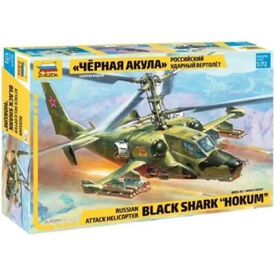 Kit de modèle Zvezda Black Shark Hokum 1/72 - Avion - Publicité Kit de modèle Zvezda Black Shark Hokum 1/72 - Avion - Publicité