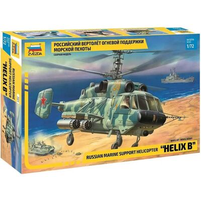 Zvezda Zvezda Kamov Ka-29 Helix B - Modèle d'hélicoptère - Publicité Zvezda Zvezda Kamov Ka-29 Helix B - Modèle d'hélicoptère - Publicité