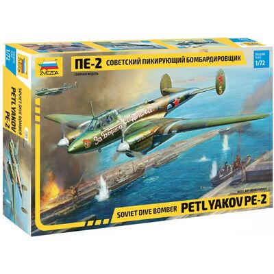 Zvezda Petlyakov Pe-2 Modellkit - 1:72 - Flygplan Zvezda Petlyakov Pe-2 Modellkit - 1:72 - Flygplan