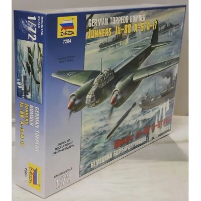 Zvezda Ju 88A-17/A-5 Maßstab 1:72 Flugzeugmodellbausatz Zvezda Ju 88A-17/A-5 Maßstab 1:72 Flugzeugmodellbausatz