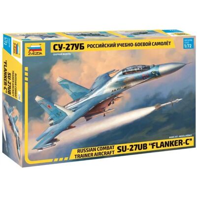 Kit modello Sukhoi Su-37UB Zvezda - Scala 1:72 - Modello di aereo Kit modello Sukhoi Su-37UB Zvezda - Scala 1:72 - Modello di aereo