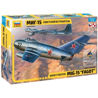 Kit modello MiG-15 Fagot Zvezda - Scala 1:72 Kit modello MiG-15 Fagot Zvezda - Scala 1:72