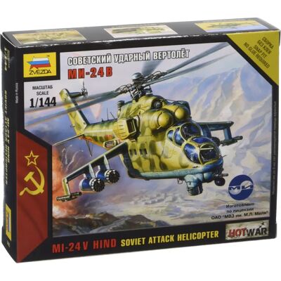 Zvezda Mil Mi-24 VP Modello - Grande Aeromobile Scala 1:144 Zvezda Mil Mi-24 VP Modello - Grande Aeromobile Scala 1:144