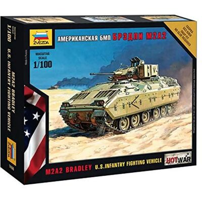 Kit Maquette Militaire Bradley 1:100 - Zvezda - Publicité Kit Maquette Militaire Bradley 1:100 - Zvezda - Publicité