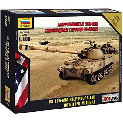 Kit Modello M109 Howitzer - Scala 1:100 - Zvezda Kit Modello M109 Howitzer - Scala 1:100 - Zvezda