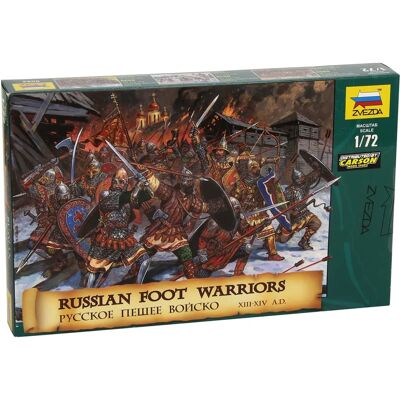 Zvezda Guerrieri a piedi russi 13-14 secolo - Modellini - 1:72 Zvezda Guerrieri a piedi russi 13-14 secolo - Modellini - 1:72