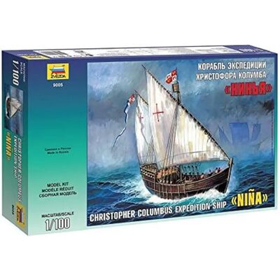 Kit Modello di Nave Zvezda - Nina 1:100 - Tipo di Nave Kit Modello di Nave Zvezda - Nina 1:100 - Tipo di Nave