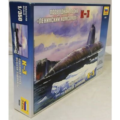 Kit Modellino Sottomarino K3 Zvezda - Scala 1/350 Kit Modellino Sottomarino K3 Zvezda - Scala 1/350