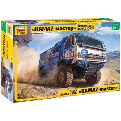Zvezda Kamaz Rally Truck - Échelle 1:43 Zvezda Kamaz Rally Truck - Échelle 1:43