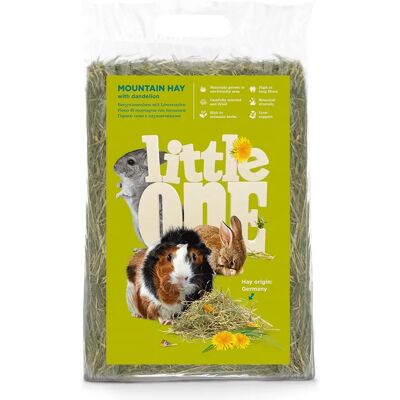Little One Bergen Hooi met Madeliefje - Kleine Dieren Hooi 400g Little One Bergen Hooi met Madeliefje - Kleine Dieren Hooi 400g